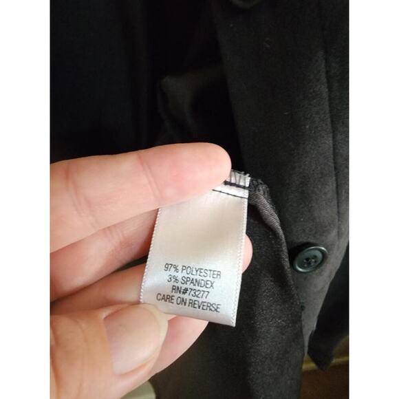 Women's Vintage Passports Button-Down Suede-Like Top Size Large - Picture 4 of 7